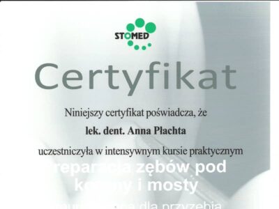 lek. stom. <span>Anna Płachta</span> 17