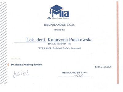 lek. dent. <span>Katarzyna Piaskowska</span> 1