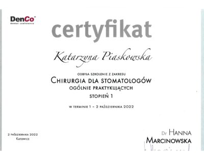 lek. dent. <span>Katarzyna Piaskowska</span> 4