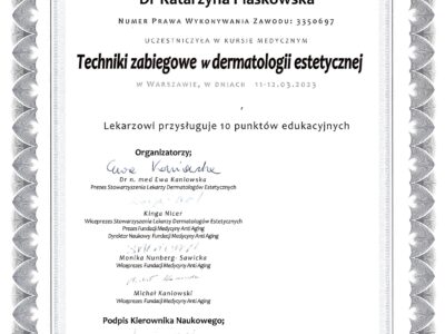 lek. dent. <span>Katarzyna Piaskowska</span> 9