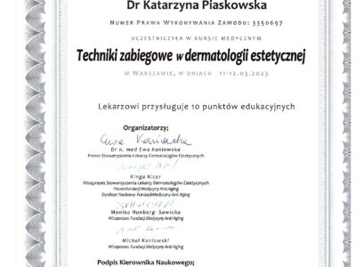 lek. dent. <span>Katarzyna Piaskowska</span> 10