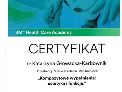 lek. dent. <span>Katarzyna Głowacka-Karbownik</span> 5