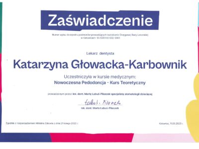 lek. dent. <span>Katarzyna Głowacka-Karbownik</span> 7