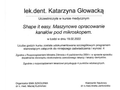 lek. dent. <span>Katarzyna Głowacka-Karbownik</span> 16